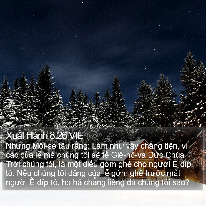 Xuất Hành 8:26 VIE Bible Study