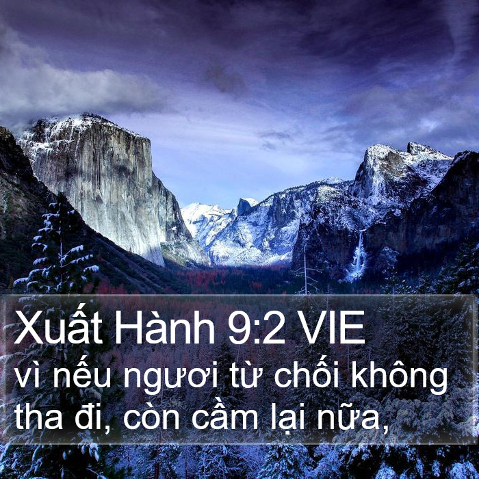 Xuất Hành 9:2 VIE Bible Study