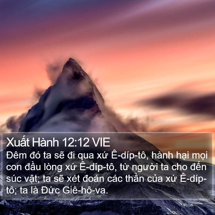 Xuất Hành 12:12 VIE Bible Study