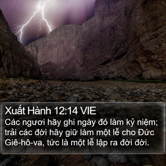 Xuất Hành 12:14 VIE Bible Study