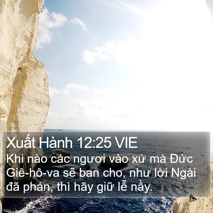 Xuất Hành 12:25 VIE Bible Study