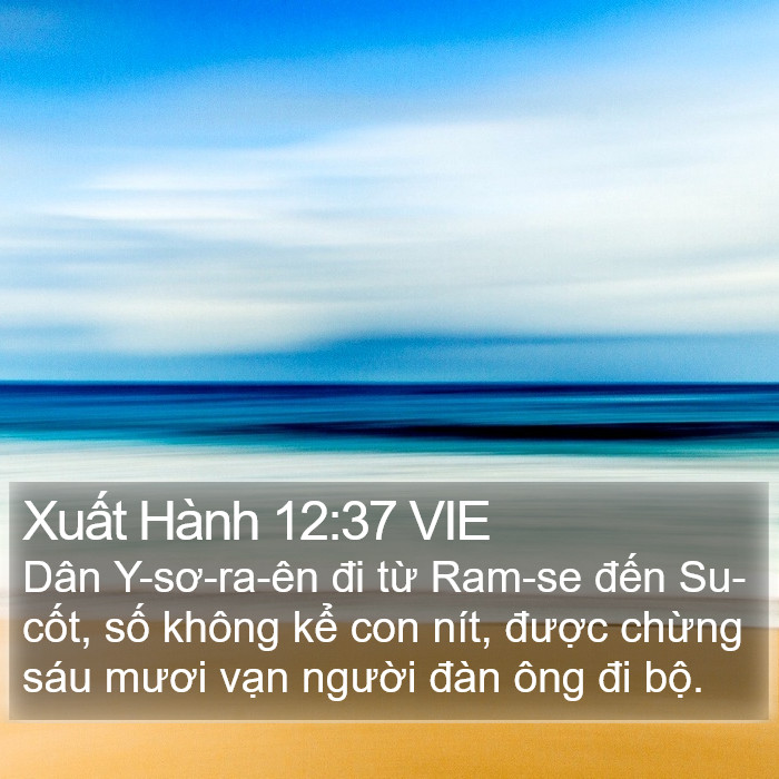 Xuất Hành 12:37 VIE Bible Study