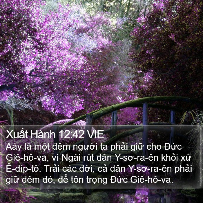 Xuất Hành 12:42 VIE Bible Study