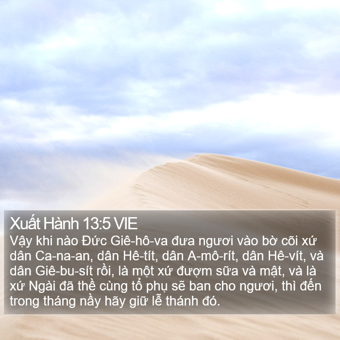 Xuất Hành 13:5 VIE Bible Study