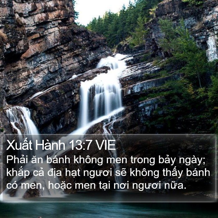 Xuất Hành 13:7 VIE Bible Study