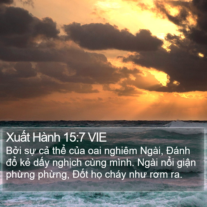 Xuất Hành 15:7 VIE Bible Study