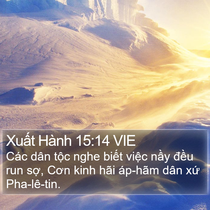 Xuất Hành 15:14 VIE Bible Study