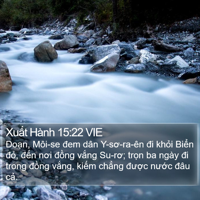 Xuất Hành 15:22 VIE Bible Study