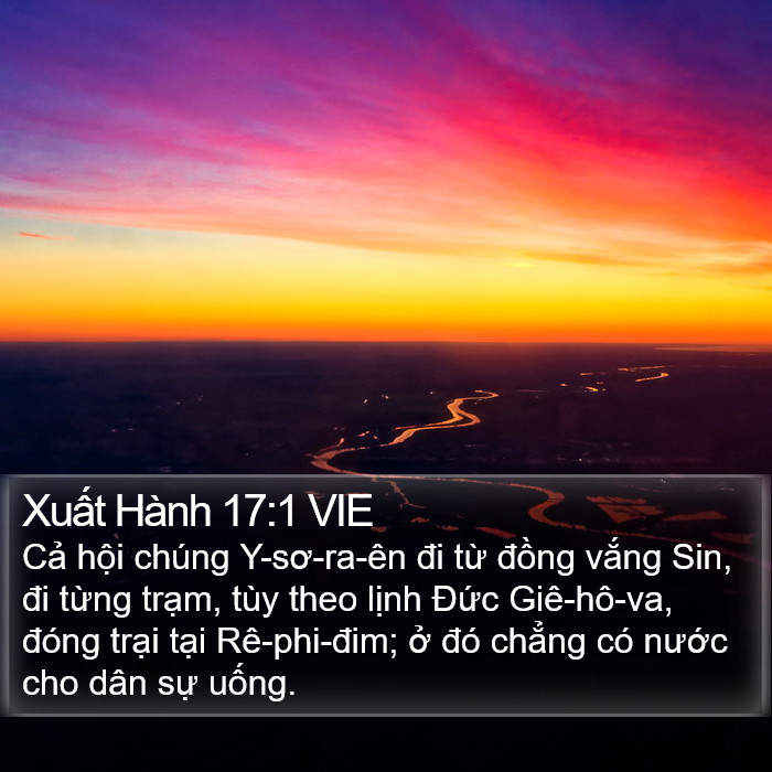 Xuất Hành 17:1 VIE Bible Study
