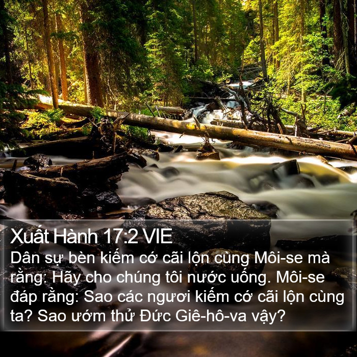 Xuất Hành 17:2 VIE Bible Study
