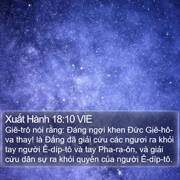 Xuất Hành 18:10 VIE Bible Study