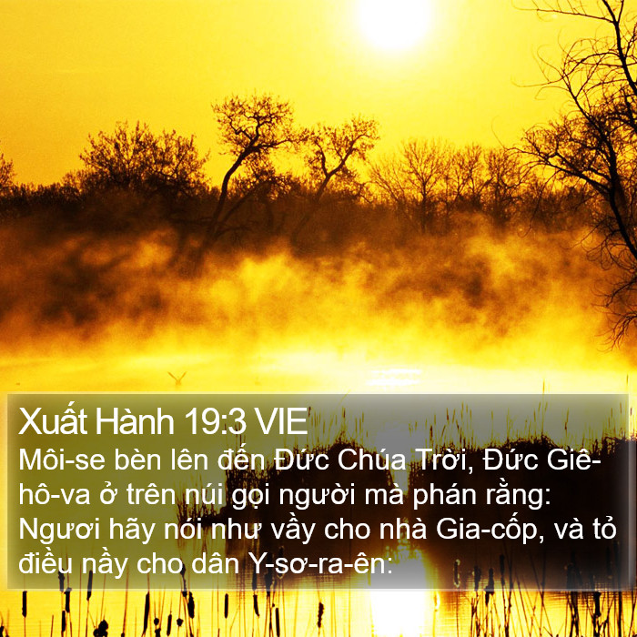 Xuất Hành 19:3 VIE Bible Study