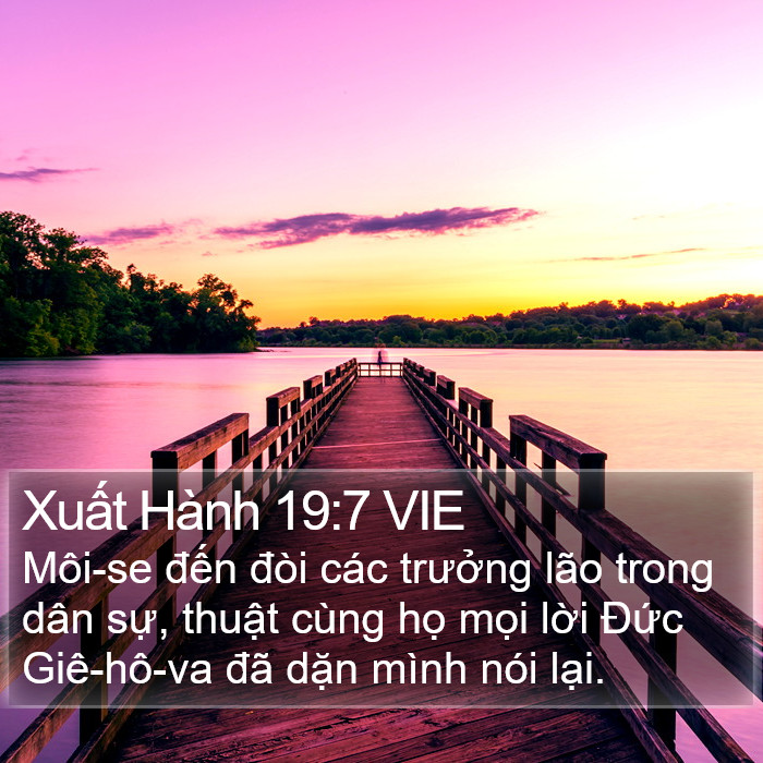 Xuất Hành 19:7 VIE Bible Study