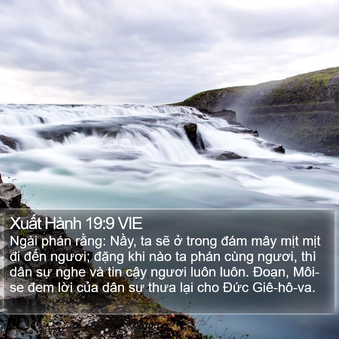 Xuất Hành 19:9 VIE Bible Study