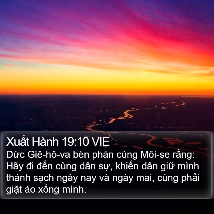 Xuất Hành 19:10 VIE Bible Study