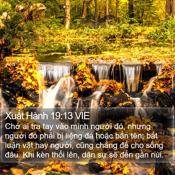 Xuất Hành 19:13 VIE Bible Study