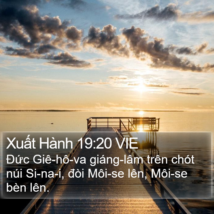 Xuất Hành 19:20 VIE Bible Study