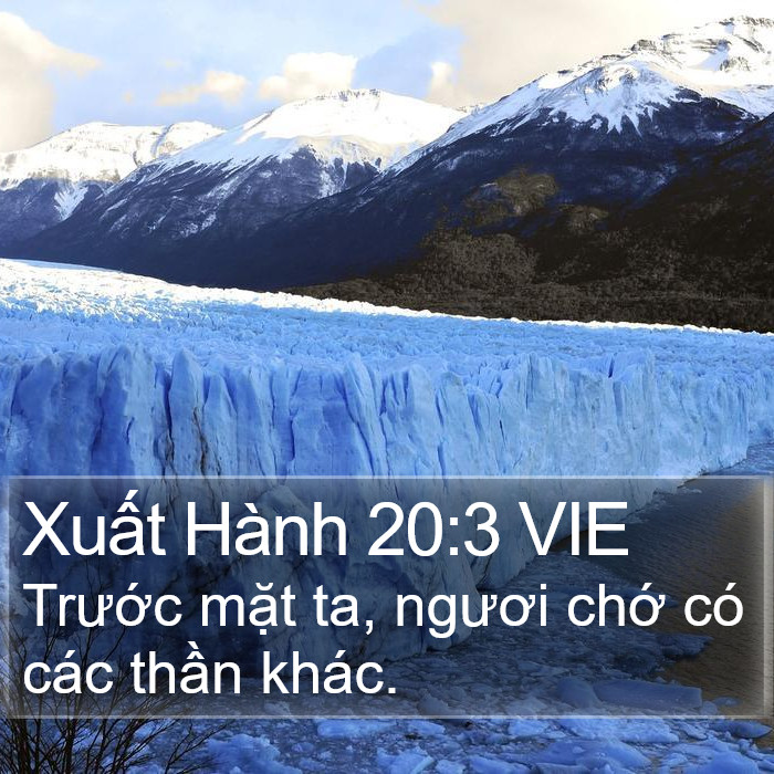 Xuất Hành 20:3 VIE Bible Study