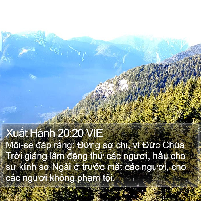 Xuất Hành 20:20 VIE Bible Study