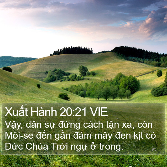 Xuất Hành 20:21 VIE Bible Study