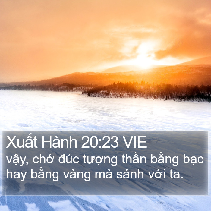Xuất Hành 20:23 VIE Bible Study