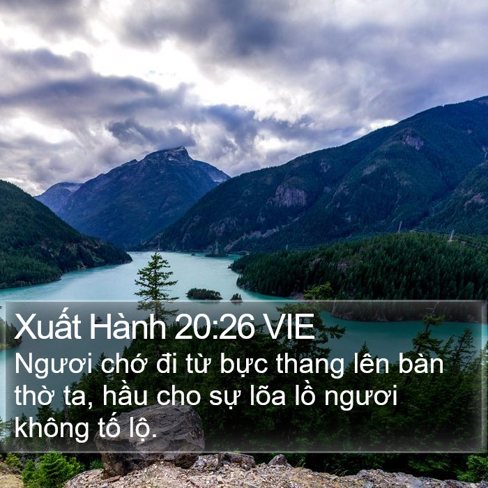 Xuất Hành 20:26 VIE Bible Study