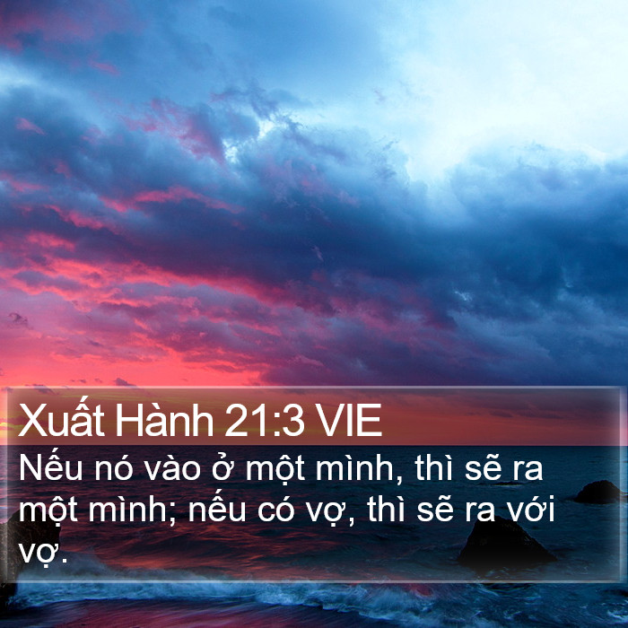 Xuất Hành 21:3 VIE Bible Study