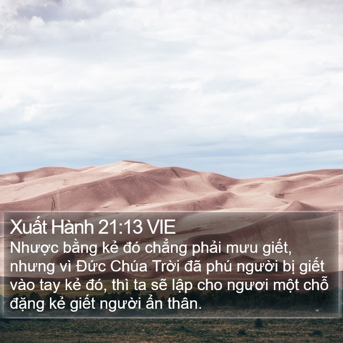 Xuất Hành 21:13 VIE Bible Study