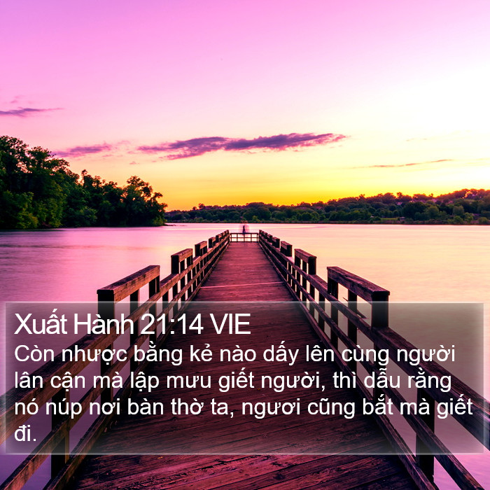 Xuất Hành 21:14 VIE Bible Study