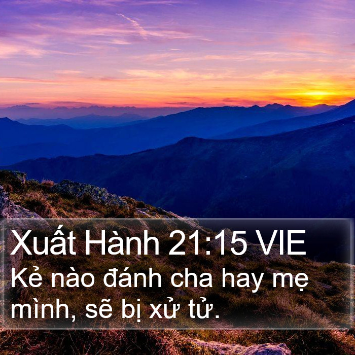 Xuất Hành 21:15 VIE Bible Study