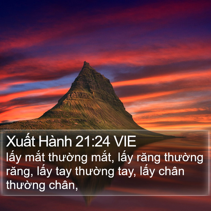 Xuất Hành 21:24 VIE Bible Study