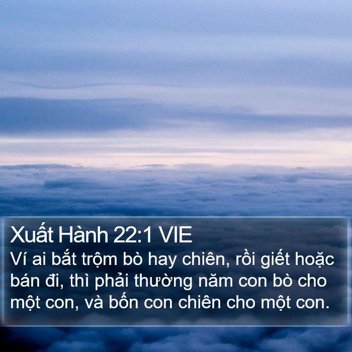 Xuất Hành 22:1 VIE Bible Study