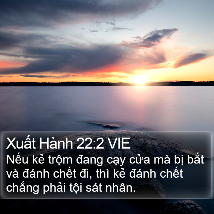 Xuất Hành 22:2 VIE Bible Study