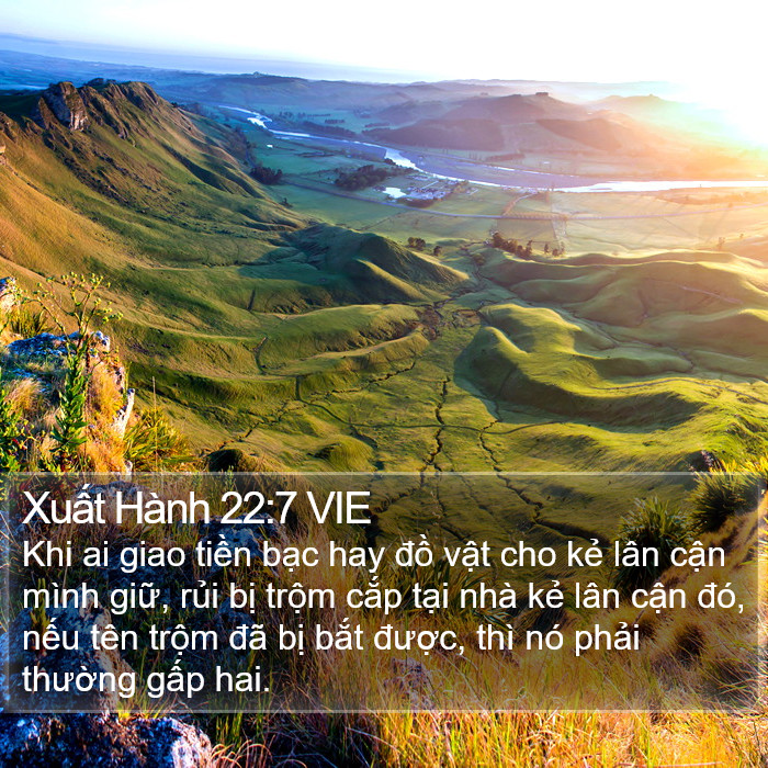 Xuất Hành 22:7 VIE Bible Study