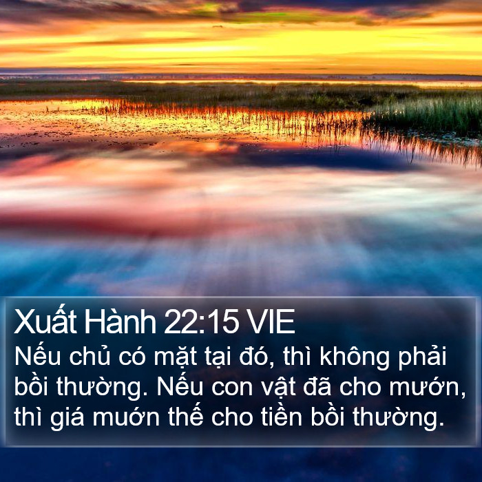 Xuất Hành 22:15 VIE Bible Study