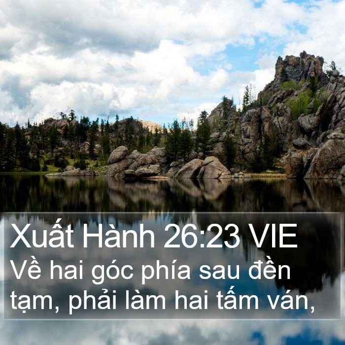 Xuất Hành 26:23 VIE Bible Study