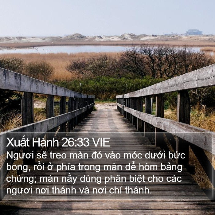 Xuất Hành 26:33 VIE Bible Study