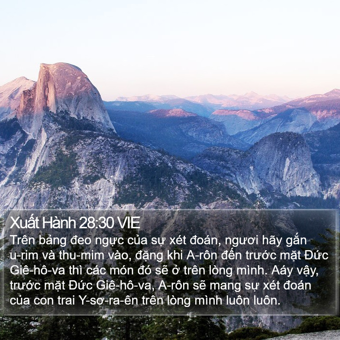 Xuất Hành 28:30 VIE Bible Study