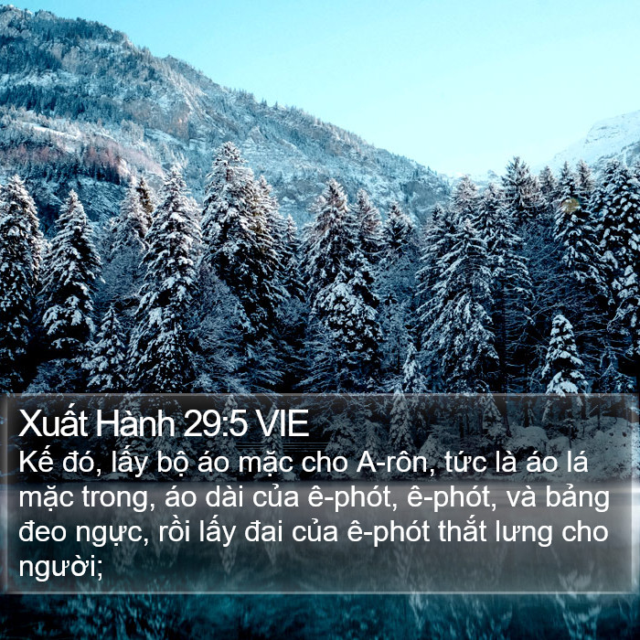 Xuất Hành 29:5 VIE Bible Study