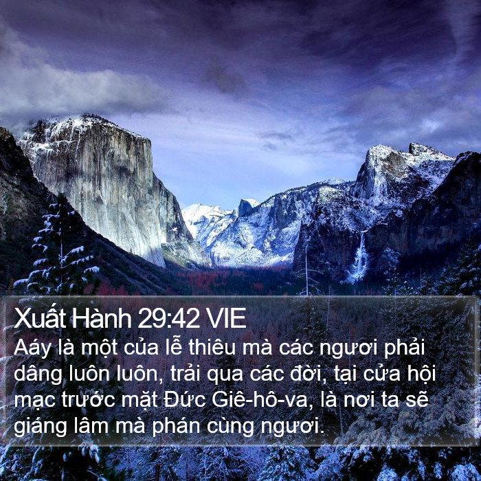 Xuất Hành 29:42 VIE Bible Study