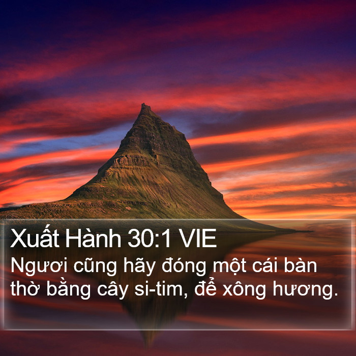 Xuất Hành 30:1 VIE Bible Study