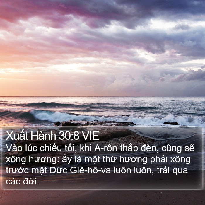 Xuất Hành 30:8 VIE Bible Study