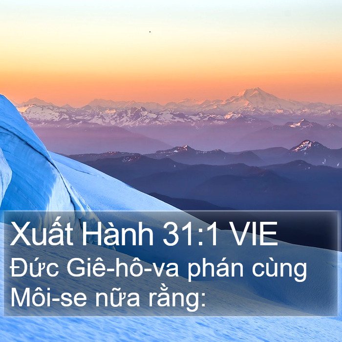 Xuất Hành 31:1 VIE Bible Study