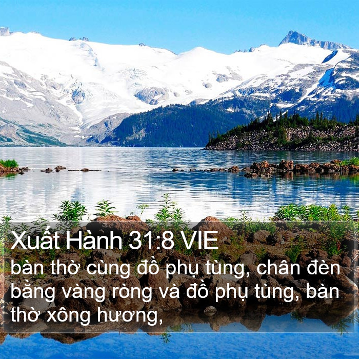 Xuất Hành 31:8 VIE Bible Study