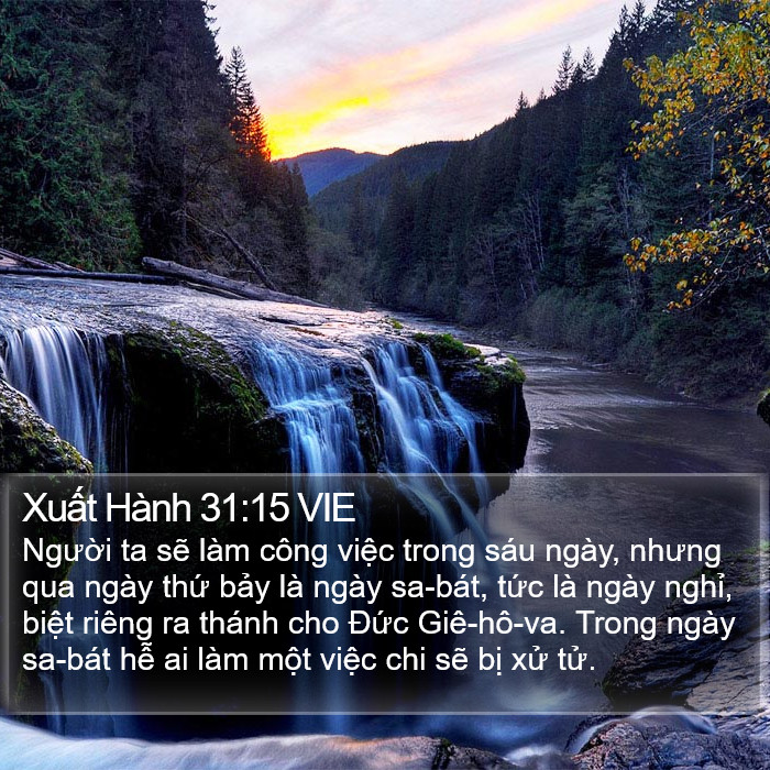 Xuất Hành 31:15 VIE Bible Study