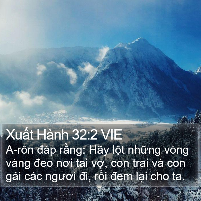 Xuất Hành 32:2 VIE Bible Study
