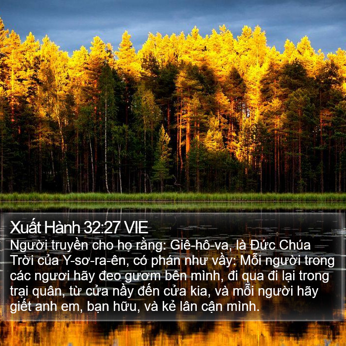 Xuất Hành 32:27 VIE Bible Study
