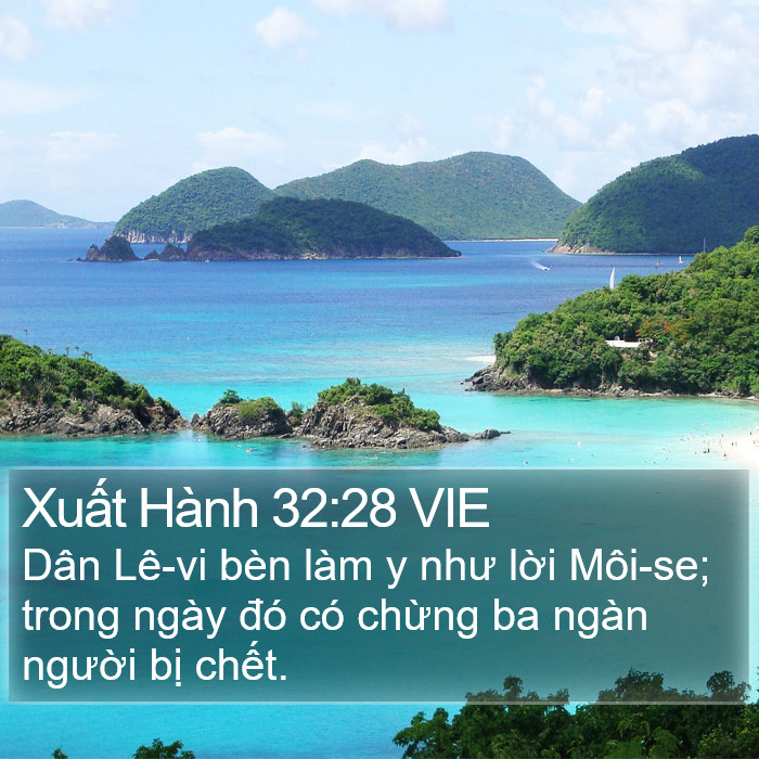 Xuất Hành 32:28 VIE Bible Study