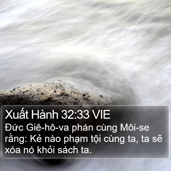 Xuất Hành 32:33 VIE Bible Study