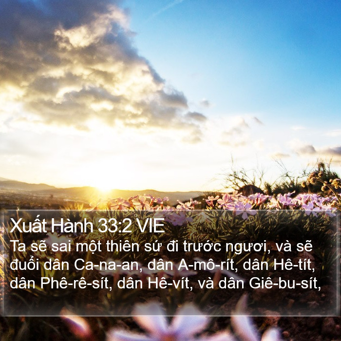 Xuất Hành 33:2 VIE Bible Study